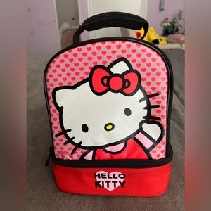 Hello Kitty Sanrio Thermos insulated lunch bag tote dual compartment